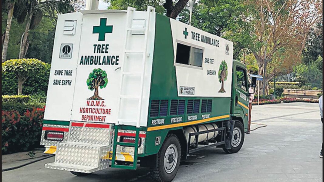 New Delhi Launches NDMC Drive with Tree Ambulances, Smart Watering to Green City